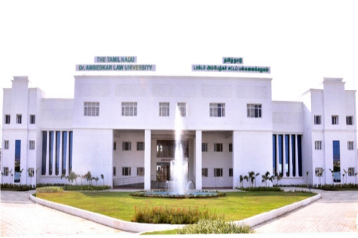 The Tamilnadu Dr Ambedkar Law University, Chennai Administrative Block of The Tamilnadu Dr Ambedkar Law University Chennai